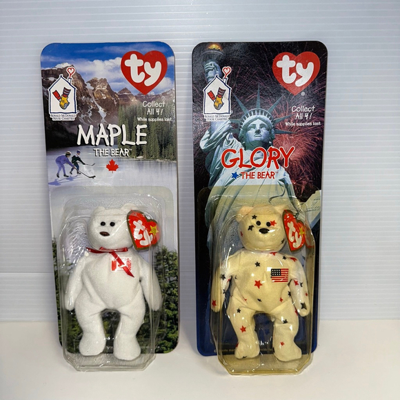 Ty Beanie Baby Maple Glory 1999 McDonald’s Collectable New in packaging Vintage - Picture 2 of 6